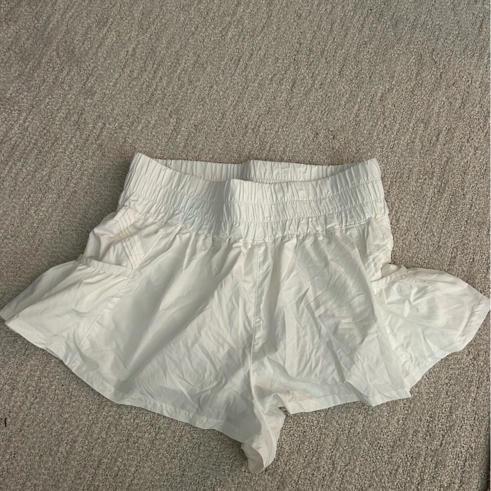 FP Movement by Free People White Athletic Shorts